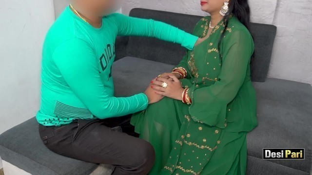 Boss Fucks Big Busty Desi Pari during Private Party with Hindi