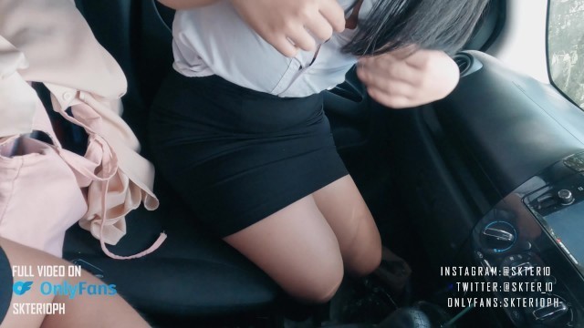 Public Blowjob in Car College(18+) Girl and Office Guy เมื่อสาวมหาลัยกับหนุ่มออฟฟิตมาเจอกัน